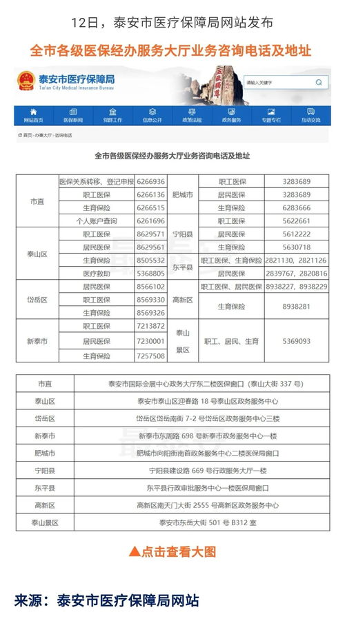 泰安市醫(yī)保經(jīng)辦服務(wù)與節(jié)能管理服務(wù)信息指南
